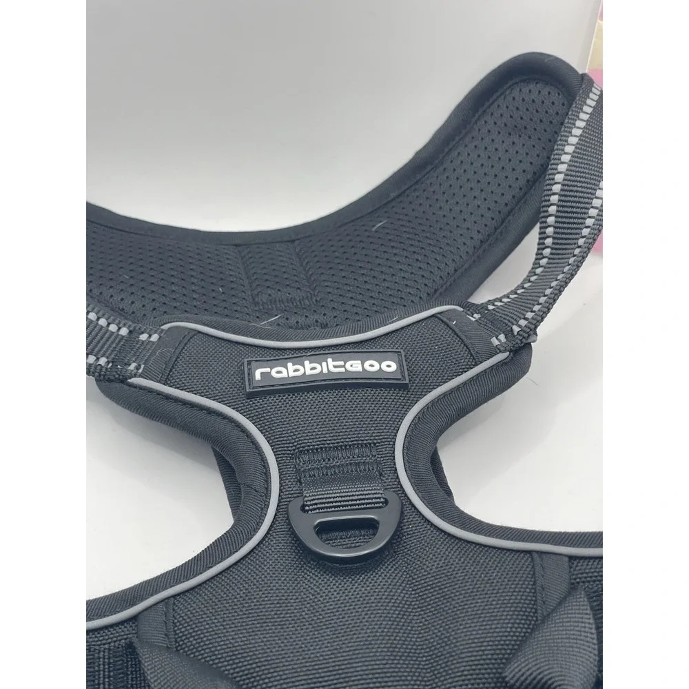 rabbitgoo Dog Harness No-Pull Reflective Vest Adjustable‎ Soft Padded No Choke L